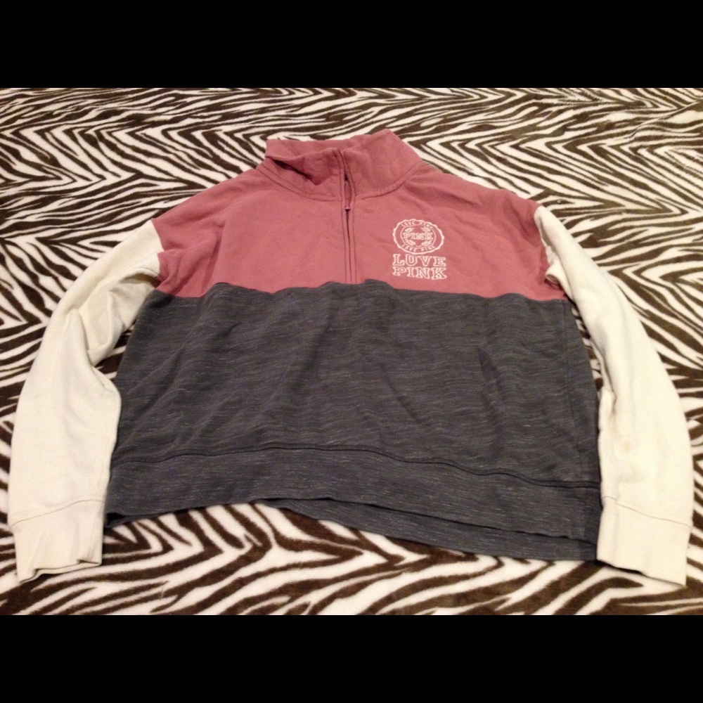 PINK Victoria's Secret Hoodie Large Mixed Colors